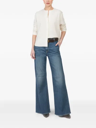 Oyuna Buttoned Cardigan In White