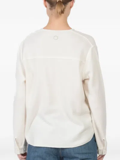 Oyuna Buttoned Cardigan In White