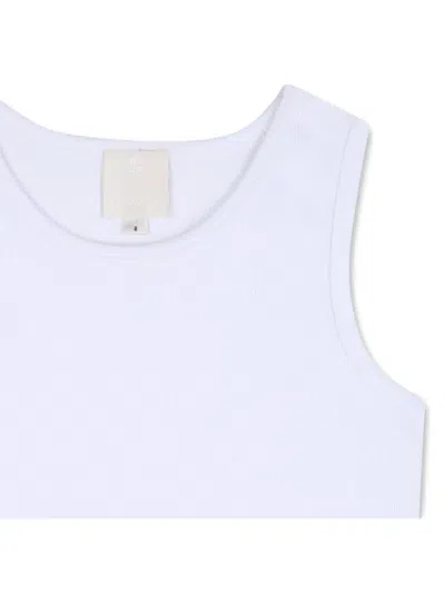 Givenchy Ribbed Top In White