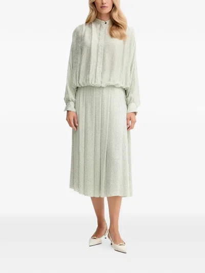 Forte Forte Green Blouse In White