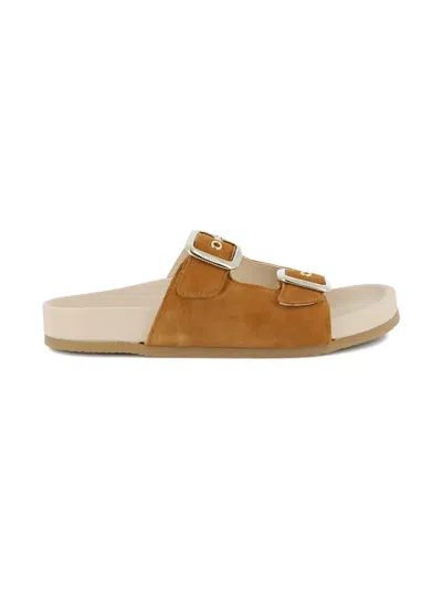 Chloé Polly Buckle-strap Sandals In Multi