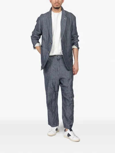 口袋单排扣夹克