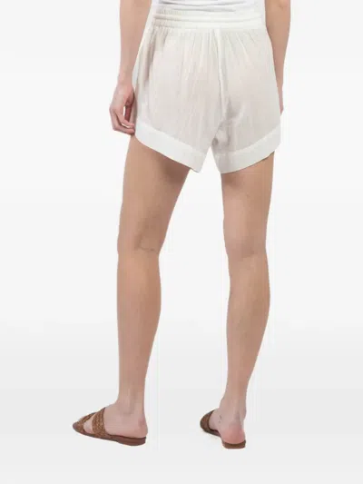 The Great Delta Drawstring Elasticated Shorts In White