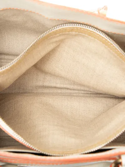 Pre-owned Celine 2000 Leather Boogie Handbag In White