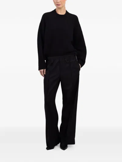 We-ar4 Side-stripe Trousers In Black
