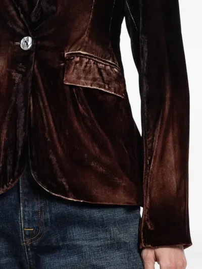 Avant Toi Flap-pockets Buttoned Jacket In Brown