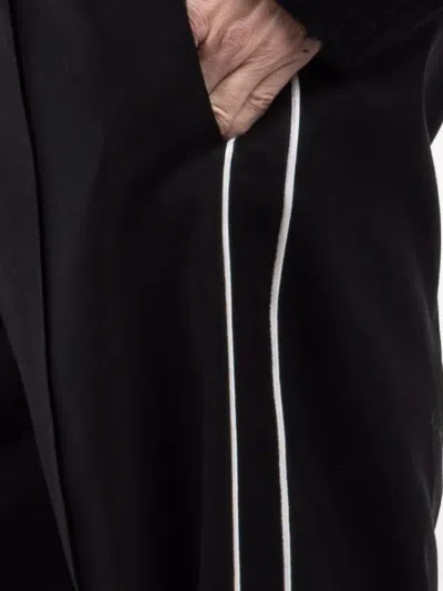 We-ar4 Side-stripe Trousers In Black
