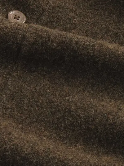 Nn07 Button-front Wool Cardigan In Green