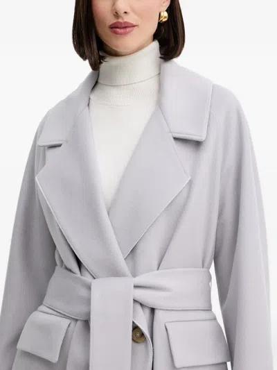 Forte Forte Double-breasted Coat In Blue