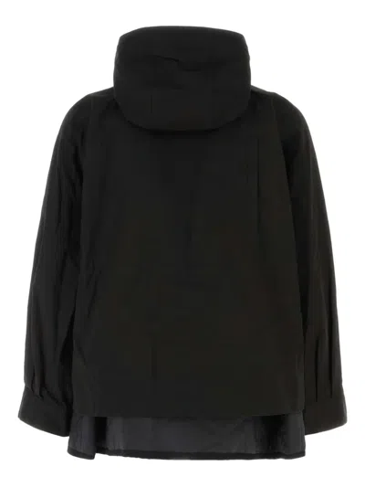 Sacai Ripstop Jacket In Black