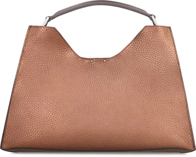 Gianni Chiarini Aurora Leather Handbag In Brown