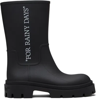 Off-white Reboot Rainy Days Sneakers - Off White - Leather - Black In Multi