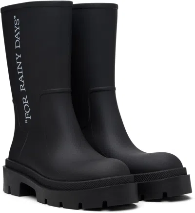 Off-white Reboot Rainy Days Sneakers - Off White - Leather - Black In Multi