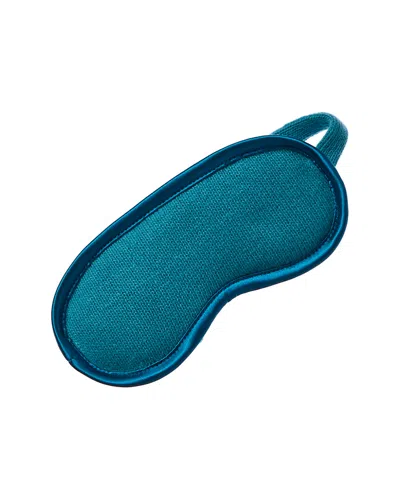 Portolano Cashmere Eye Mask In Blue