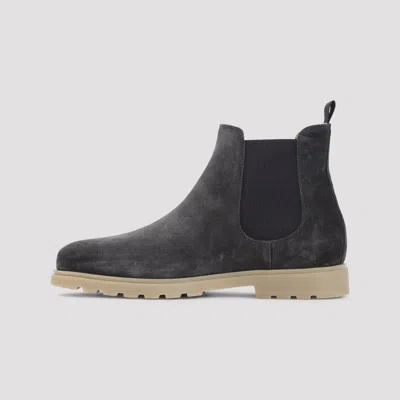 Kiton Ankle Boot In Black