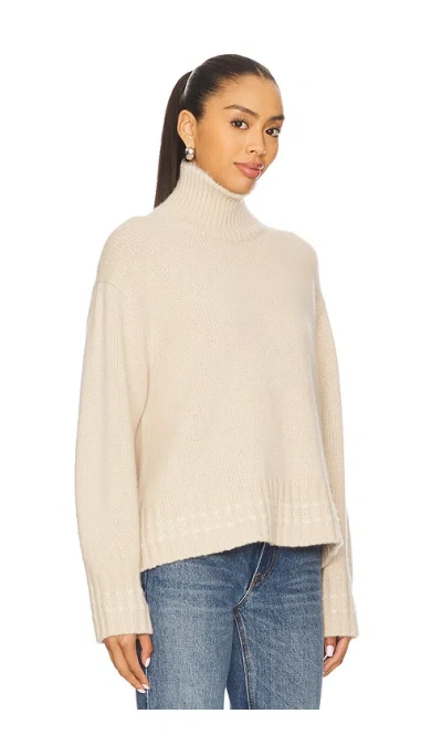Guest In Residence Cropped Rib Turtleneck In Brown