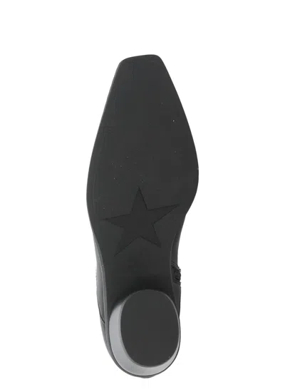 Ash Hasley Ankle Boots In Black