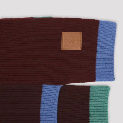 Loewe 30x178 Asymmetric Scarf In Multi