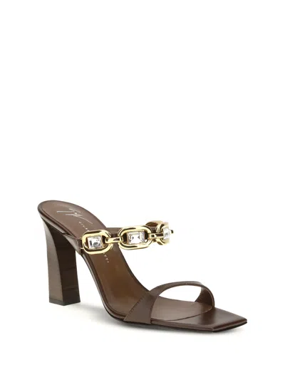 Giuseppe Zanotti Muse Chain-embellished Sandals In Multi