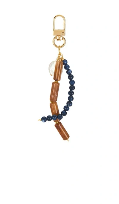 Casa Clara Ember Beaded Keychain In Multi