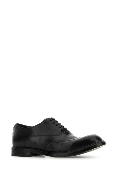 Dolce & Gabbana Marsala Derby Shoes In Black