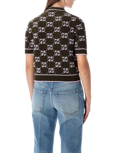Gucci Wool Sweater Featuring Embroidered Design In Black