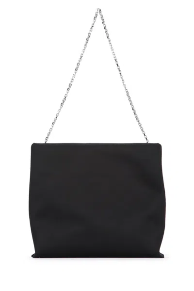 Roger Vivier Trompette Clutch Bag In Black