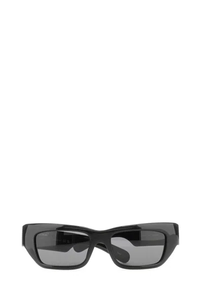 Gucci Men Black Acetate Sunglasses In Black