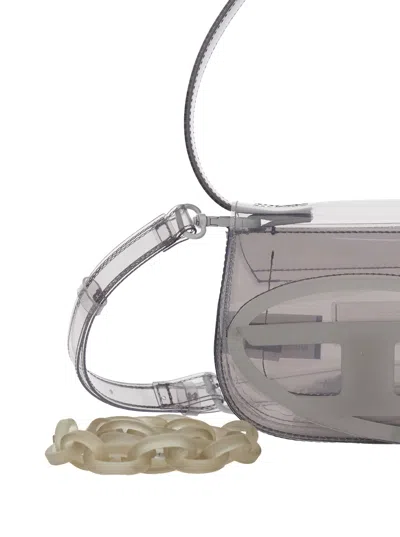 Diesel 1 Dr Shoulder Bag In Gray