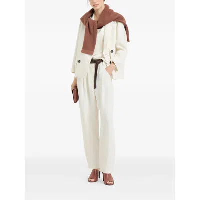 Brunello Cucinelli Jacket In White