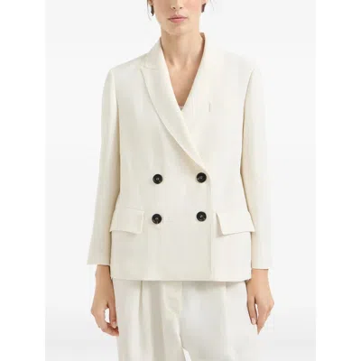 Brunello Cucinelli Jacket In White