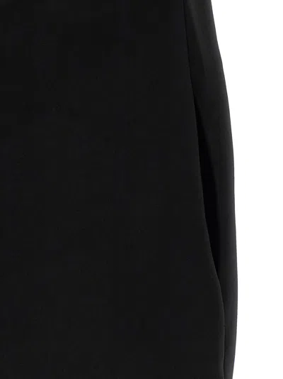 Self-portrait 'black Crêpe Flower Mini' Dress In Black