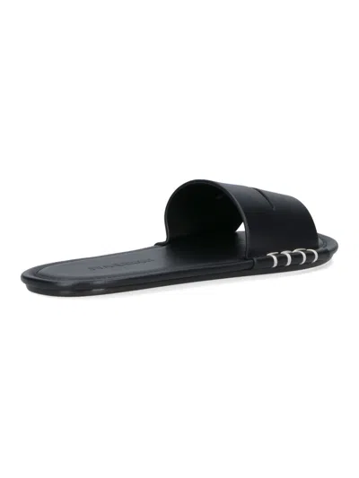 Jw Anderson Womens Loafer Slides In Black In Black