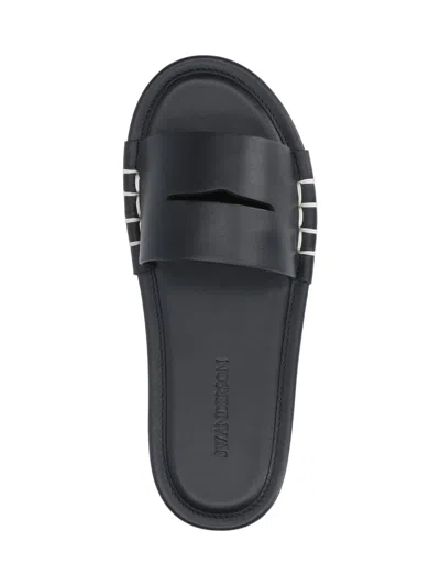 Jw Anderson Womens Loafer Slides In Black In Black