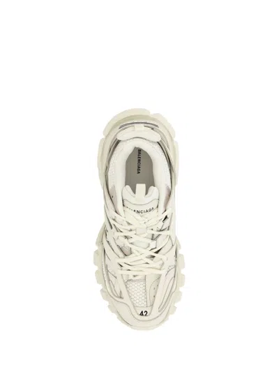 Balenciaga White Rubber Athletic Sneakers