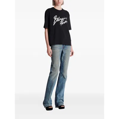 Balmain T-shirt In Black