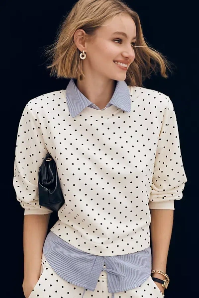 Maude Sofia Sweatshirt In White