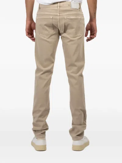 Jude Axe Button Jeans In Brown