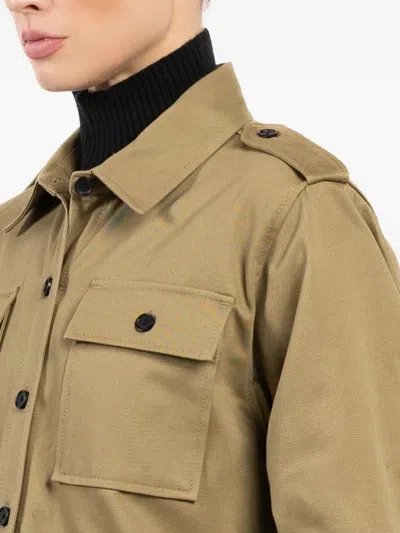 Arlo Mott Flap-pocket Jacket In Brown