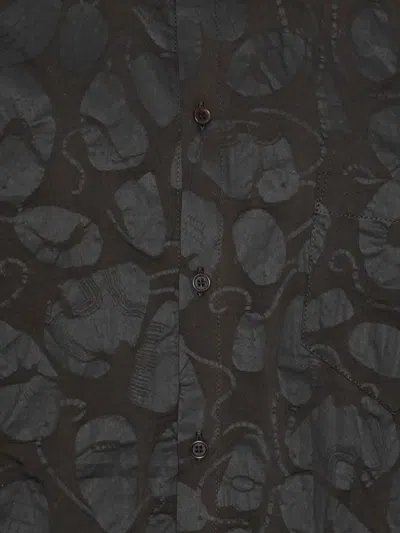 Henrik Vibskov Patterned Shirt In Black