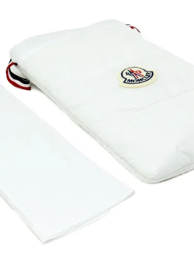 Moncler Rectangular Emblem Sunglasses In Black