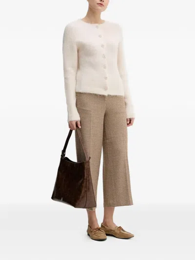 Sandro Ferrone Buttoned Cardigan In Neutral