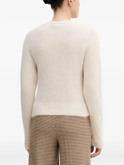 Sandro Ferrone Buttoned Cardigan In Neutral