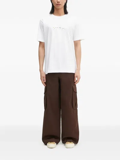 Norse Projects Graphic Crew-neck T-shirt In White