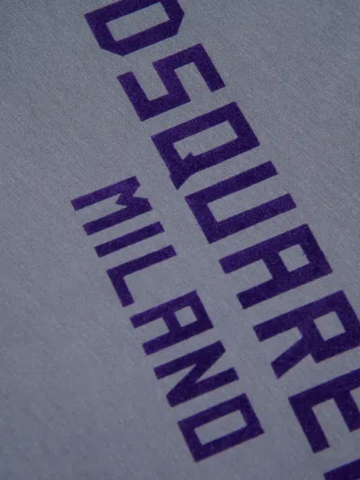 Dsquared2 Logo-detail T-shirt In Blue