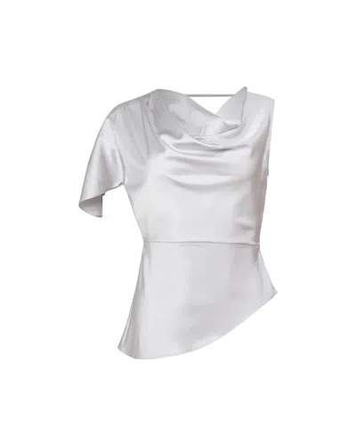 Fleur Du Mal Asymmetrical Top In Gray