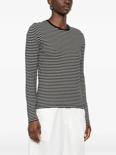 Nili Lotan Simone Tee In Gray