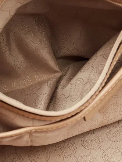 Pre-owned Michael Michael Kors Jet Set Travel Monogram Tote Bag In Brown