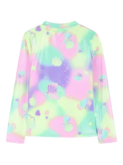 Billieblush Shell-print T-shirt In Pink