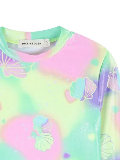 Billieblush Shell-print T-shirt In Pink